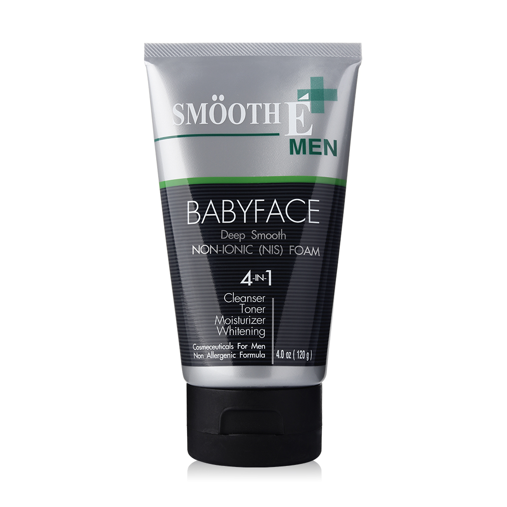 Smooth E For Men Babyface Foam 120g