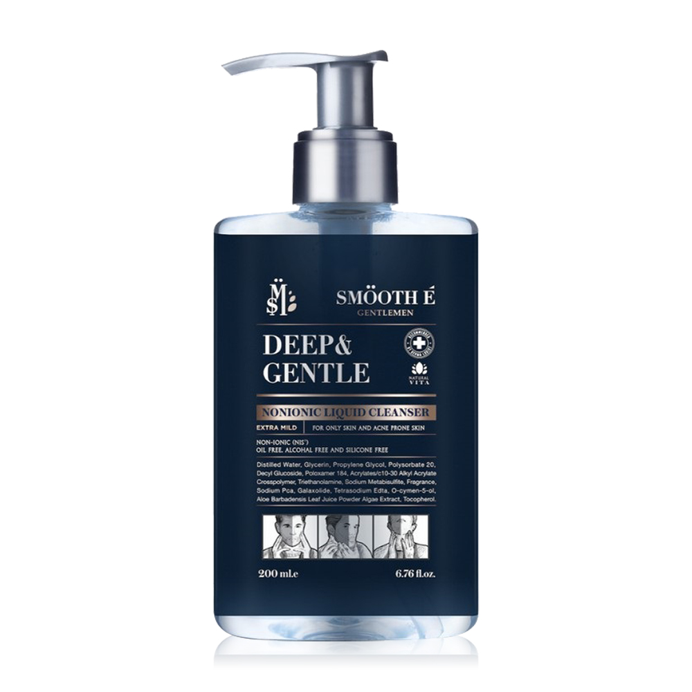 Smooth E Deep & Gentle Non Ionic Liquid Cleanser 200ml