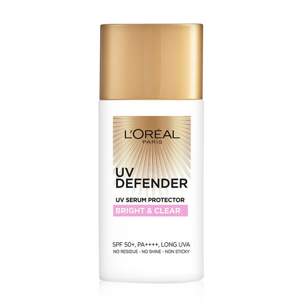 Loreal Paris UV Defender SPF50+/PA+++ Long UVA Bright & Clear 50ml