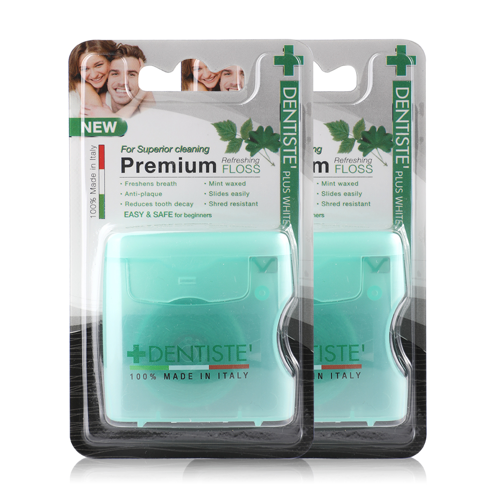 Dentiste Premium Refreshing Floss Italy [Green] [40m x 2pcs]