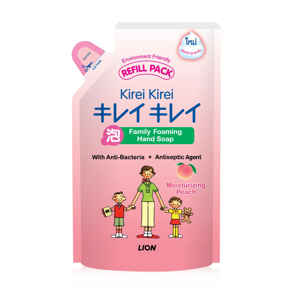 Kirei Kirei Anti-Bacterial Foaming Hand Soap Moisturzing Peach Refill 200ml