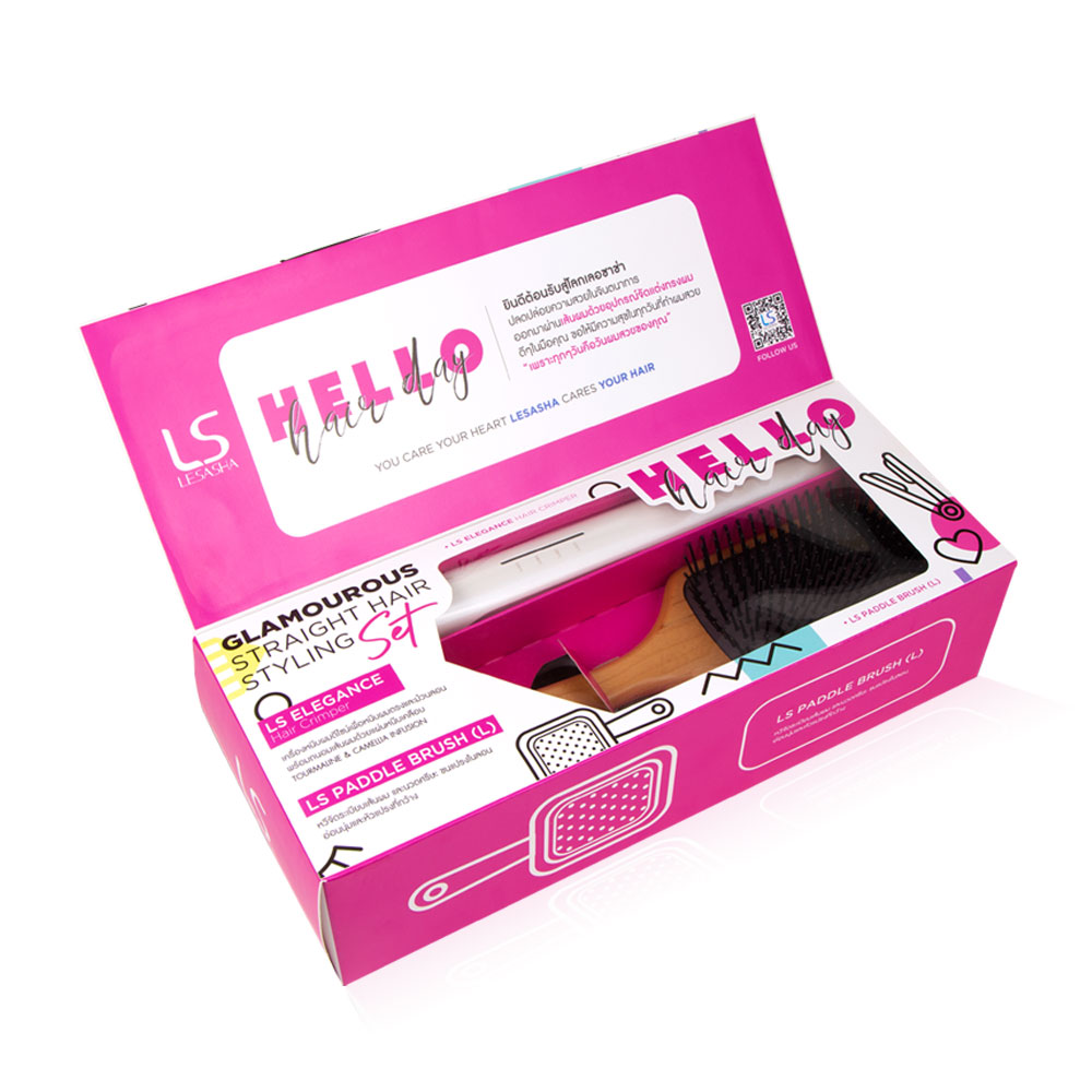 Le'sasha Hello Hair Day 1 Glamourous Straight Hair Styling Set #LS1552
