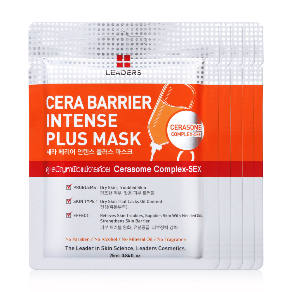 Leaders Cera Barrier Intense Plus Mask [25ml x 5pcs]
