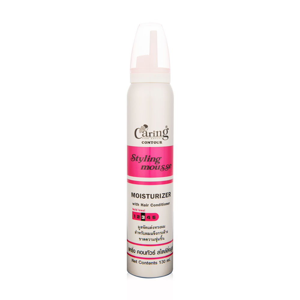 Caring Contour Styling Mousse with Moisturizer Pink 130ml