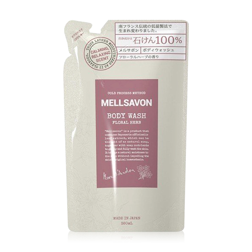 MELLSAVON Body Wash Floral Herb Refill 380ml