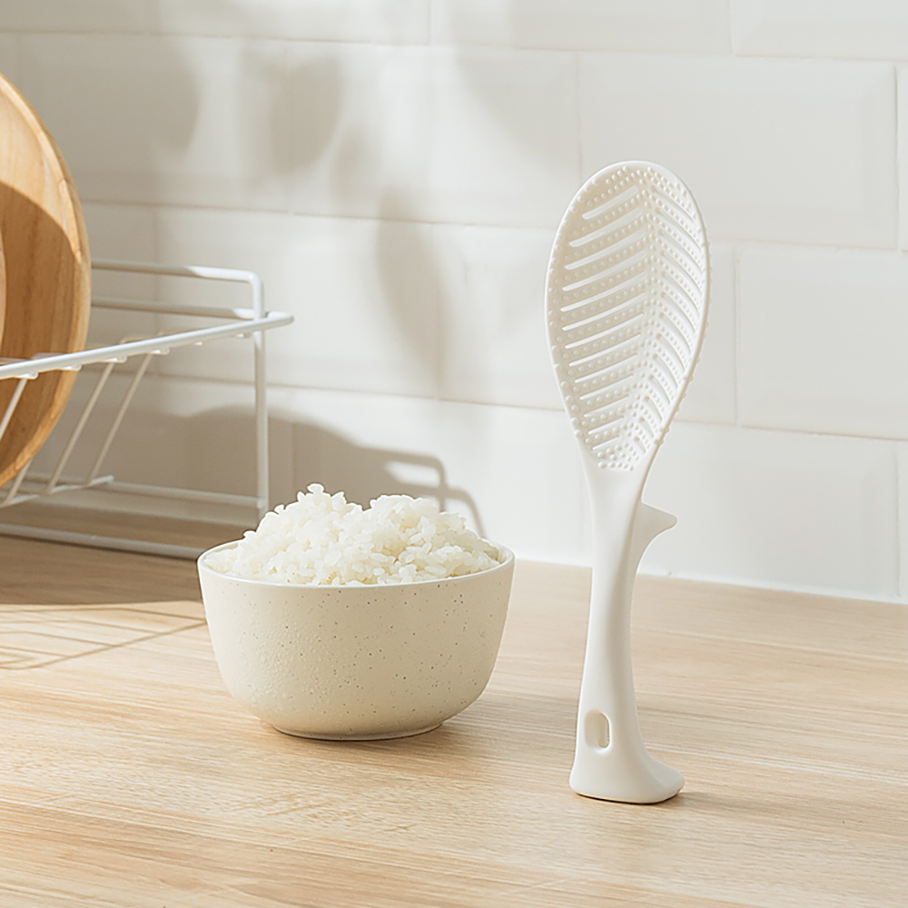 NaChuan Leaf Rice Scoop #White