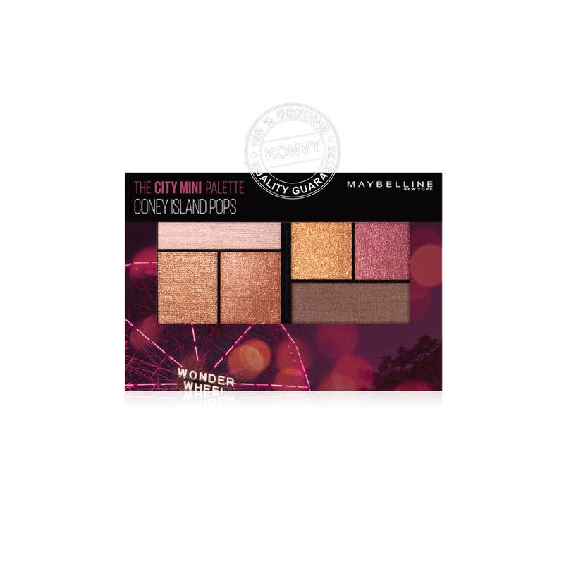 Maybelline New York The City Mini Eyeshadow Palette 6.1g #Coney Island Pops