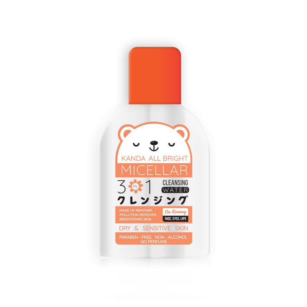 [Free Gift] Kanda All Bright Micellar 3in1 Cleansing Water 50ml