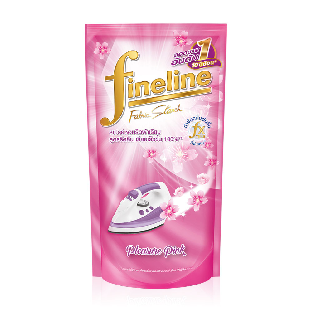 Fineline Fabric Smooth Starch Refill Pleasure Pink 500ml