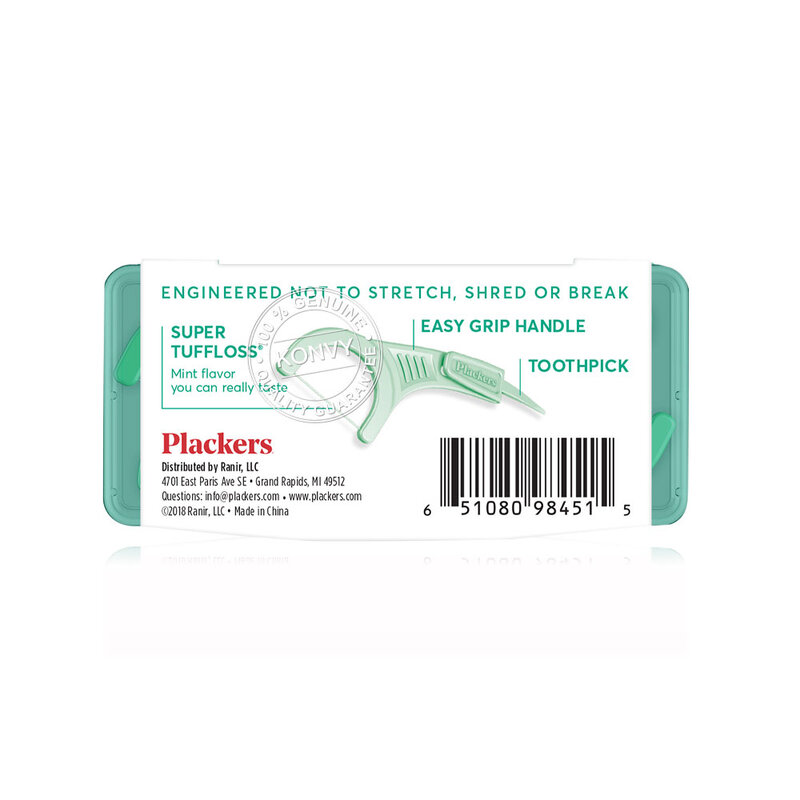 Plackers Flosser Micro Mint Travel [12 Counts]