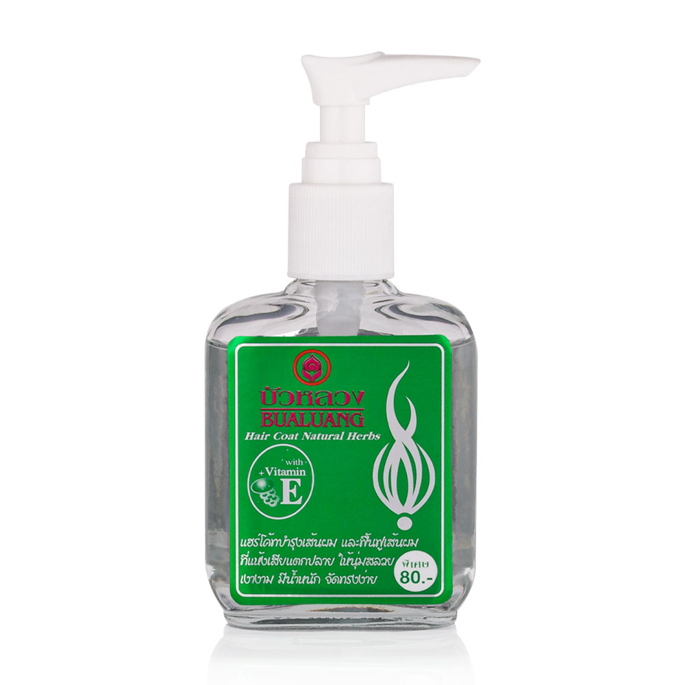 Bualuang Silky Natural Herbs Vitamin E+ Green Friuty 85ml