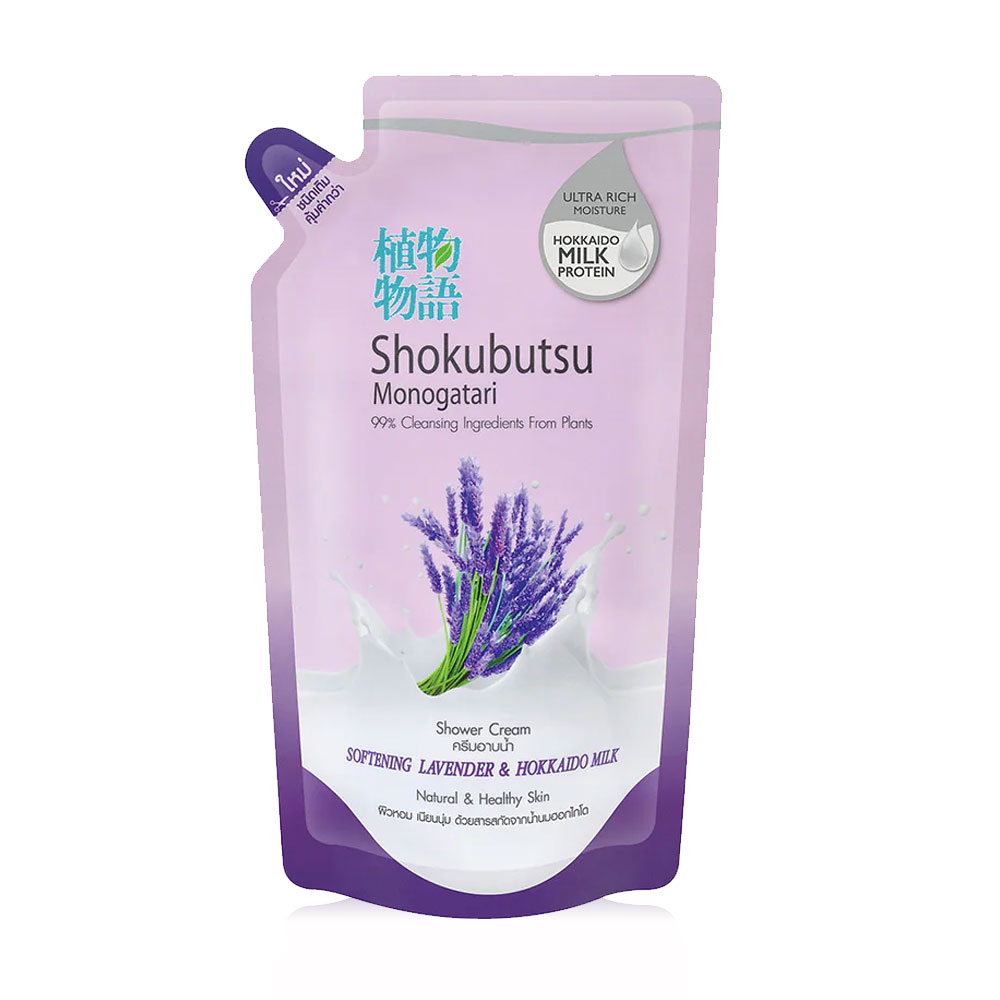 Shokubutsu Monogatari Softening Lavender & Hokkaido Milk Refill 500ml
