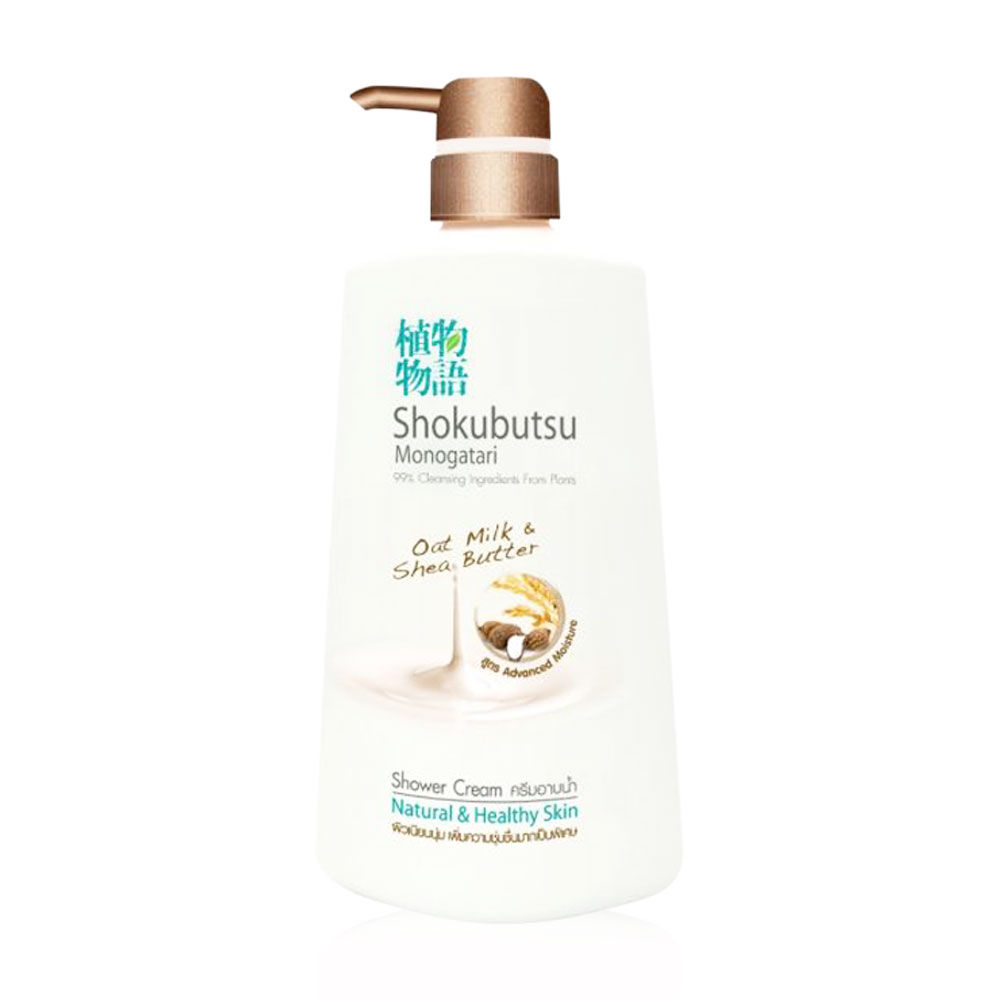 Shokubutsu Monogatari Oatmilk And Shea Butter Shower Cream 500ml