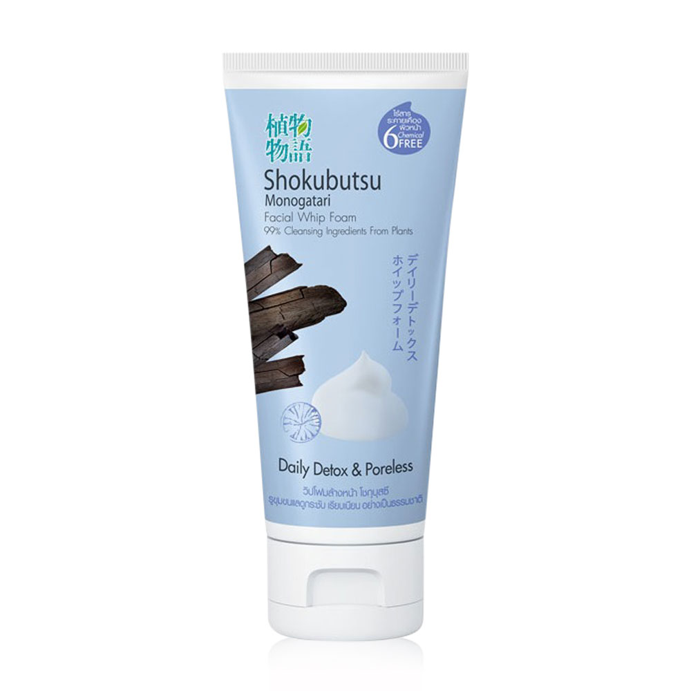 Shokubutsu Monogatari Daily Detox & Poreless Facial Whip Foam 100g