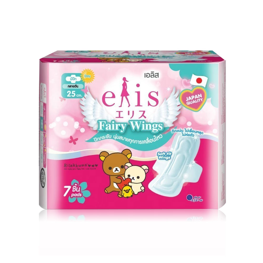 Elis ผ้าอนามัย Fairy Wings Day Heavy Flow [25cm x 7pcs]