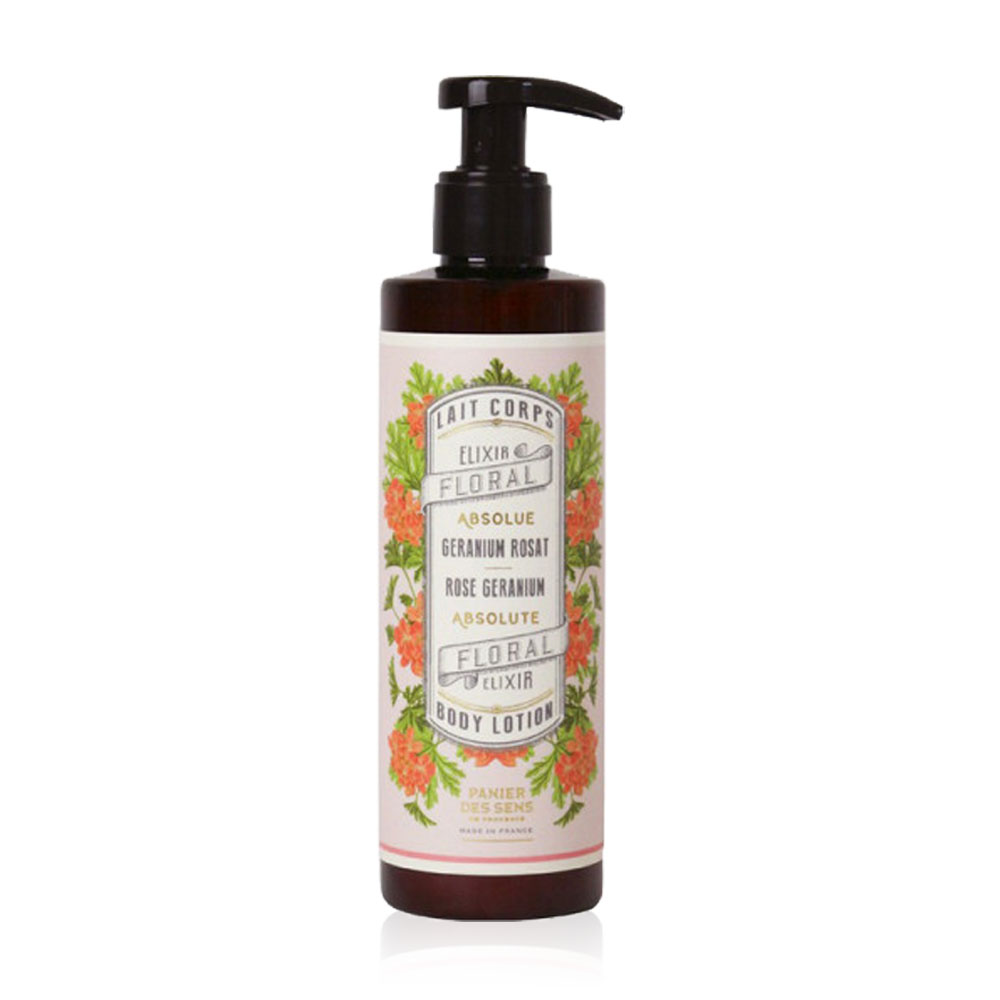 Panier Des Sens Rose Geranium Absolute Floral Elixir Body Lotion 250ml