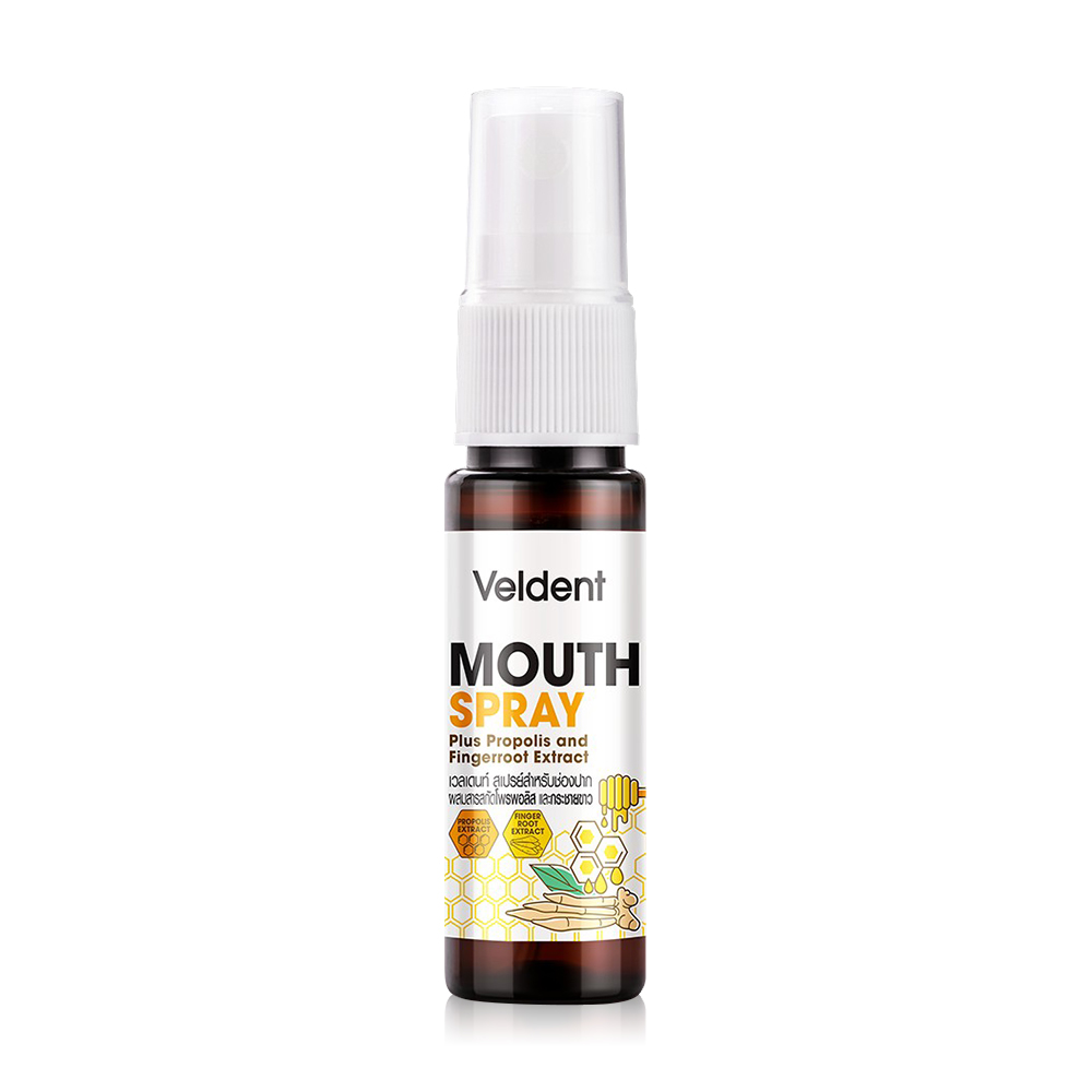 VELDENT Mouth Spray Plus Propolis And Fingerroot Extract 18ml