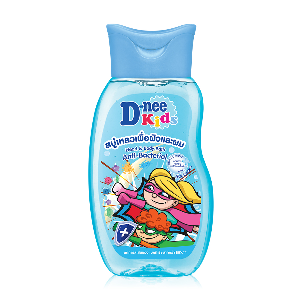 D-nee Kids Head & Body Bath Anti-Bacterial 200ml