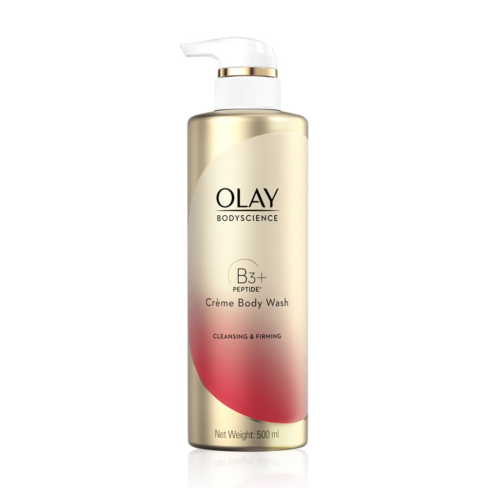 Olay Cleansing & Firming Cream Body Wash Niacinamide +  Peptide 500ml