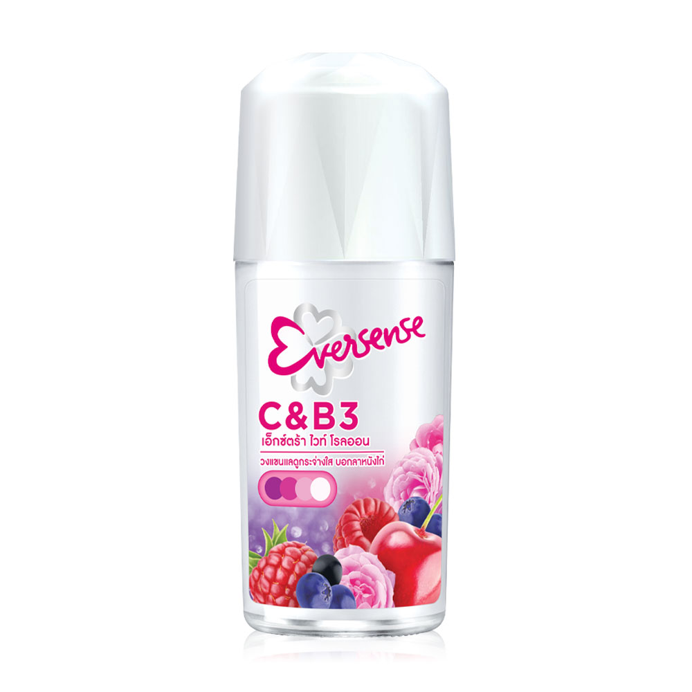 Eversense Super Fruit Roll On Extra White Mixed Berry 45ml