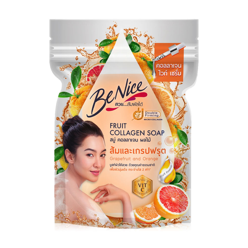 BeNice Fruit Collagen Soap Grapefruit & Orange 120g