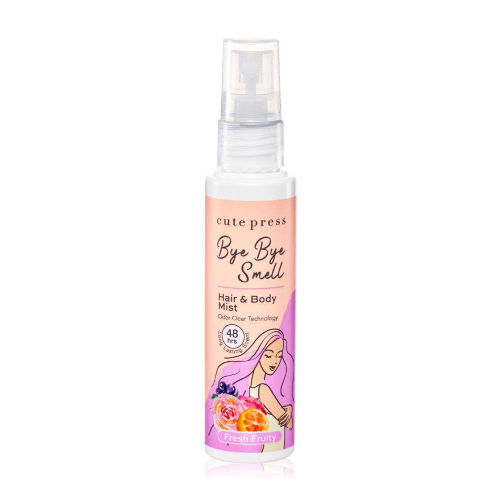 Cute Press Bye Bye Smell Hair & Body Mist Fresh Fruity 60ml