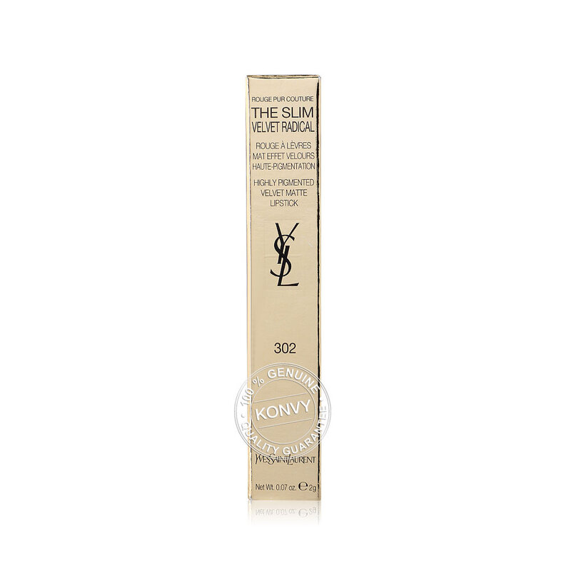 YSL The Slim Velvet Radical 2g #302 Brown No Way Back