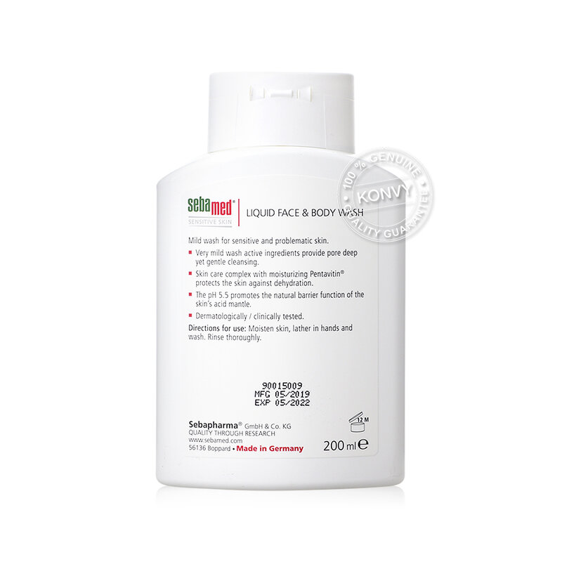 [Free Gift] SEBAMED Liquid Face & Body Wash 200ml