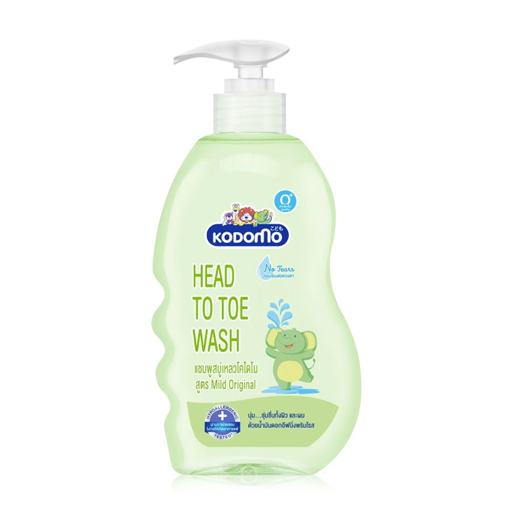 KODOMO Mild Original Head To Toe Wash For New Born 400ml