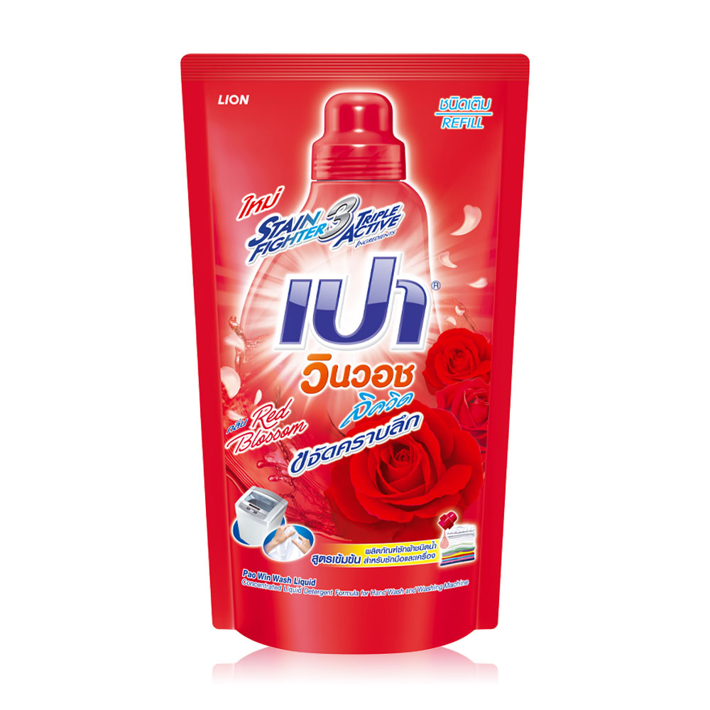 PAO WIN WASH Liquid Concentrated Detergent Red Blossom Refill 700ml ( สินค้าหมดอายุ : 2026.02.02 ) 