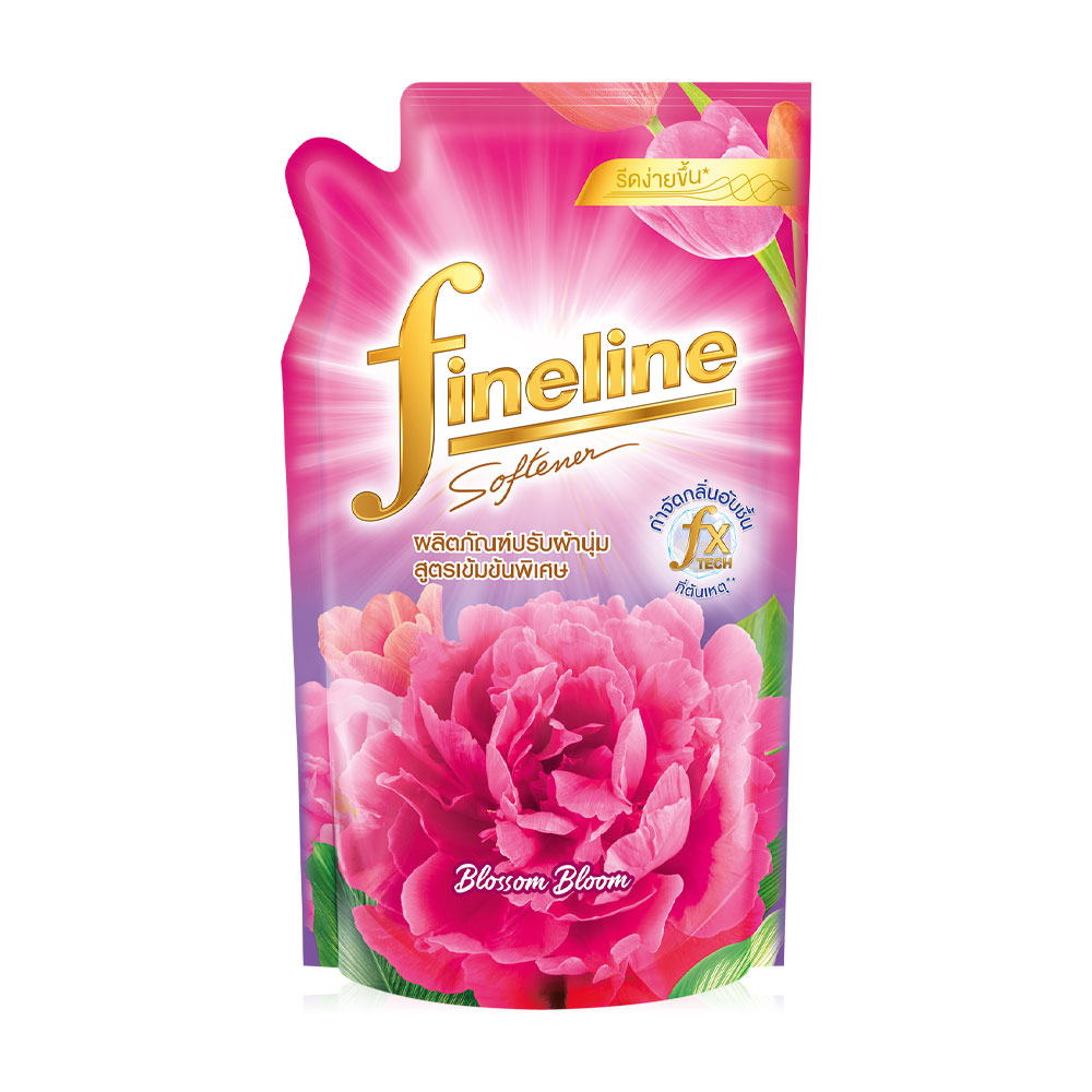 Fineline Fabric Softener Concentrated Blossom Bloom 490ml ( สินค้าหมดอายุ : 2025.07.18 ) 