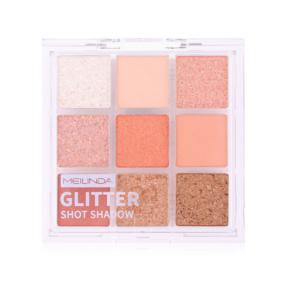 Mei Linda Glitter Shot Shadow 5.4g #02 Twinkle Coral