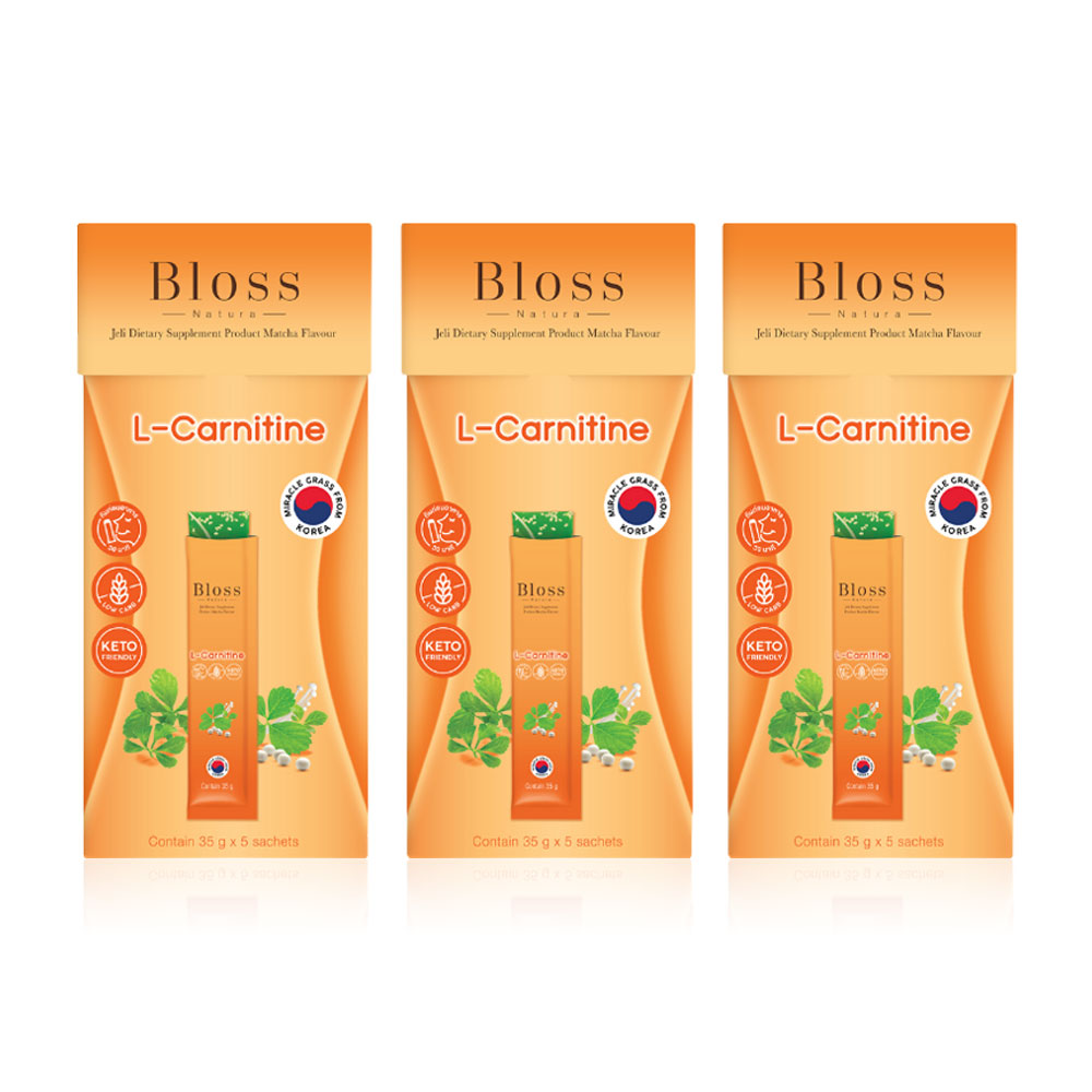 Bloss Jeli L-Carnitine Block Burn [5 Sachets x 3 Boxes]