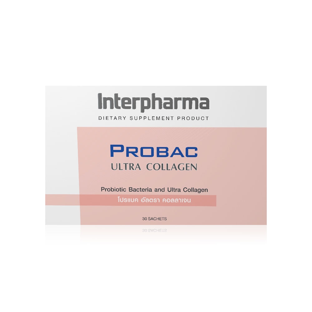 Interpharma Probac Ultra Collagen 30 Sachets ( สินค้าหมดอายุ : 2026.02.28 ) 