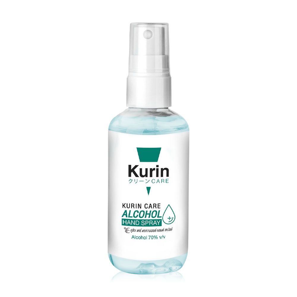 สเปรย์แอลกอฮอล์ Kurin Care Alcohol Hand Spray 100ml