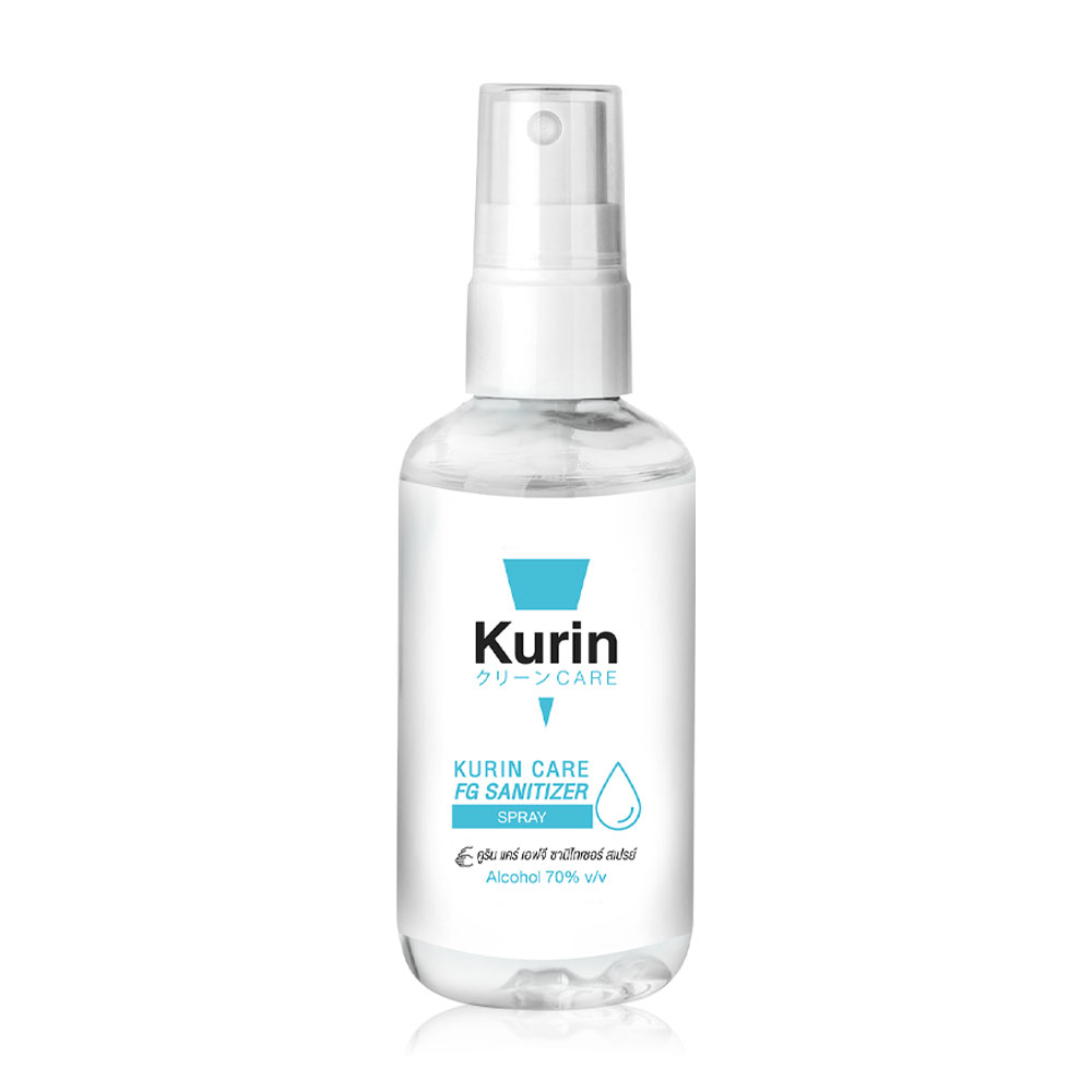 สเปรย์แอลกอฮอล์ Kurin Care Alcohol Hand Spray Food Grade Sanitizer 100ml