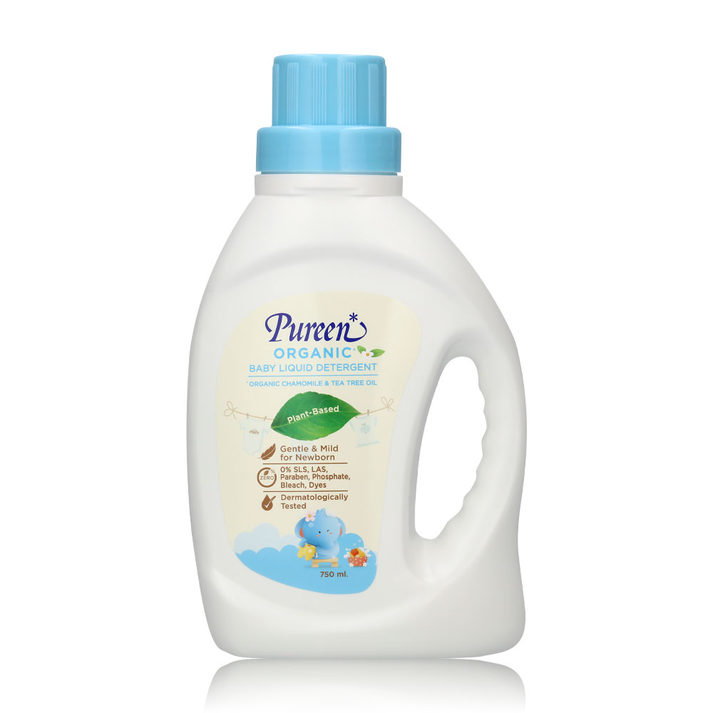 Pureen Organic Baby Liquid Detergent Pump 750ml