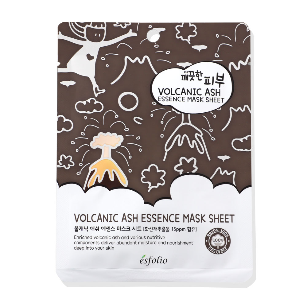 Esfolio Pure Skin Volcanic Ash Essence Mask Sheet 25ml