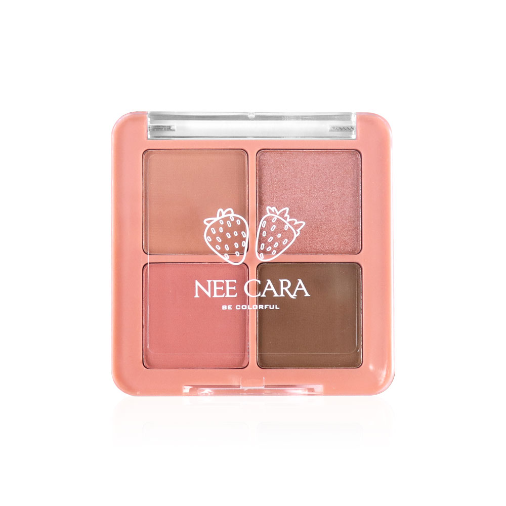 NEE CARA Mini Fruit 4 Shades Eyeshadow Palette 8g #01