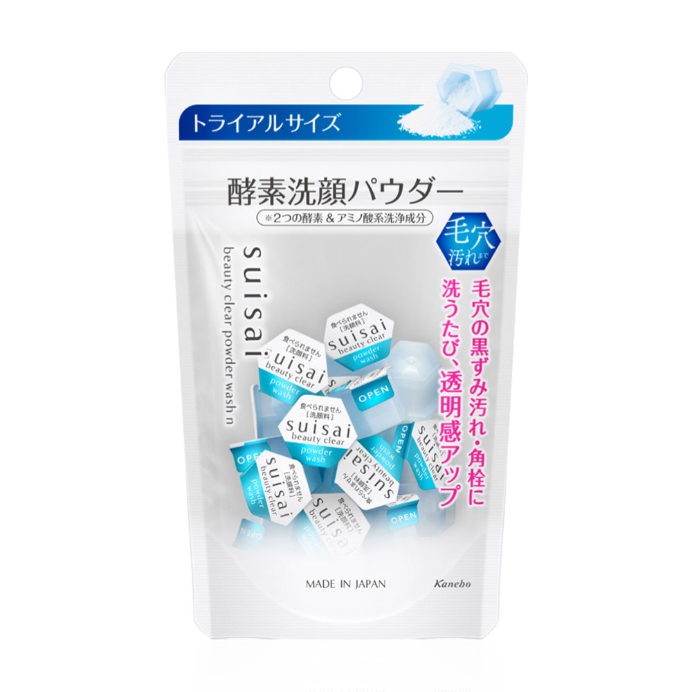 SUISAI Beauty Clear Powder Wash N [0.4g x 15 Capsules]
