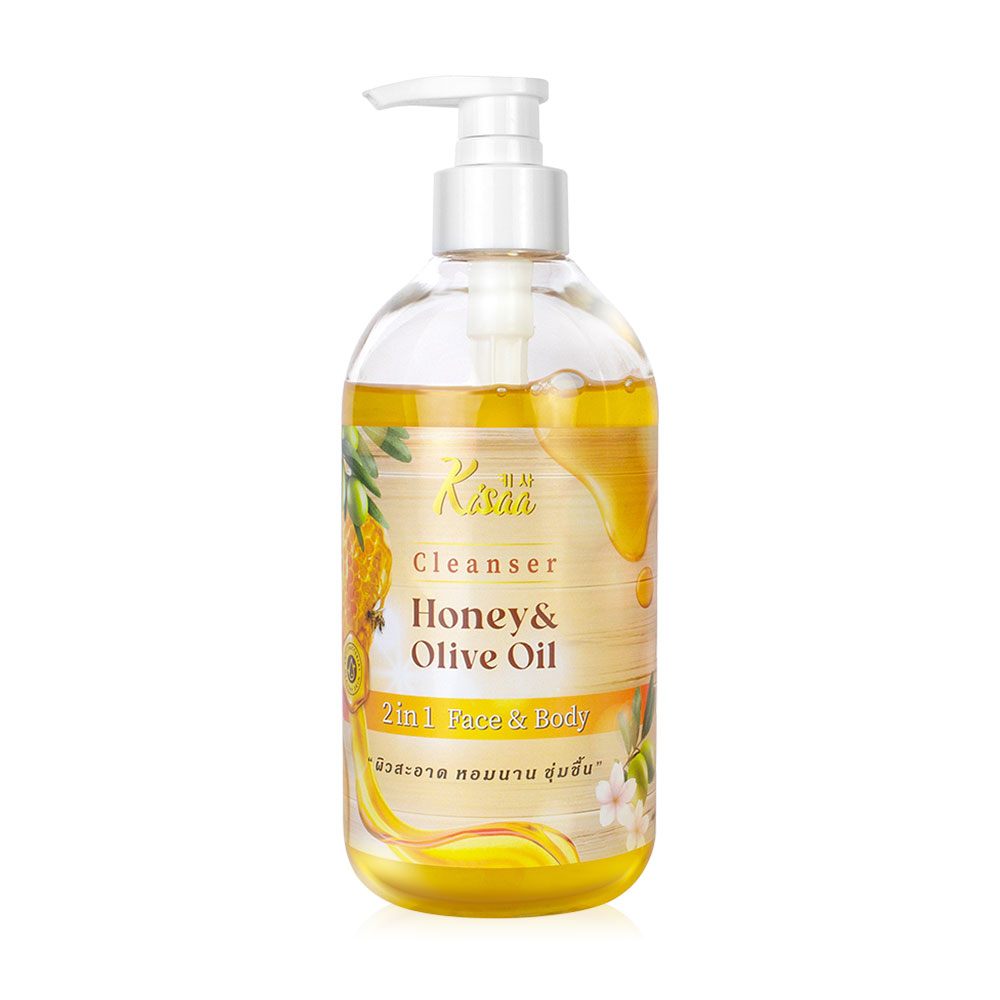 Kisaa Honey and Olive Oil For Face and Body Gel Cleanser 450g