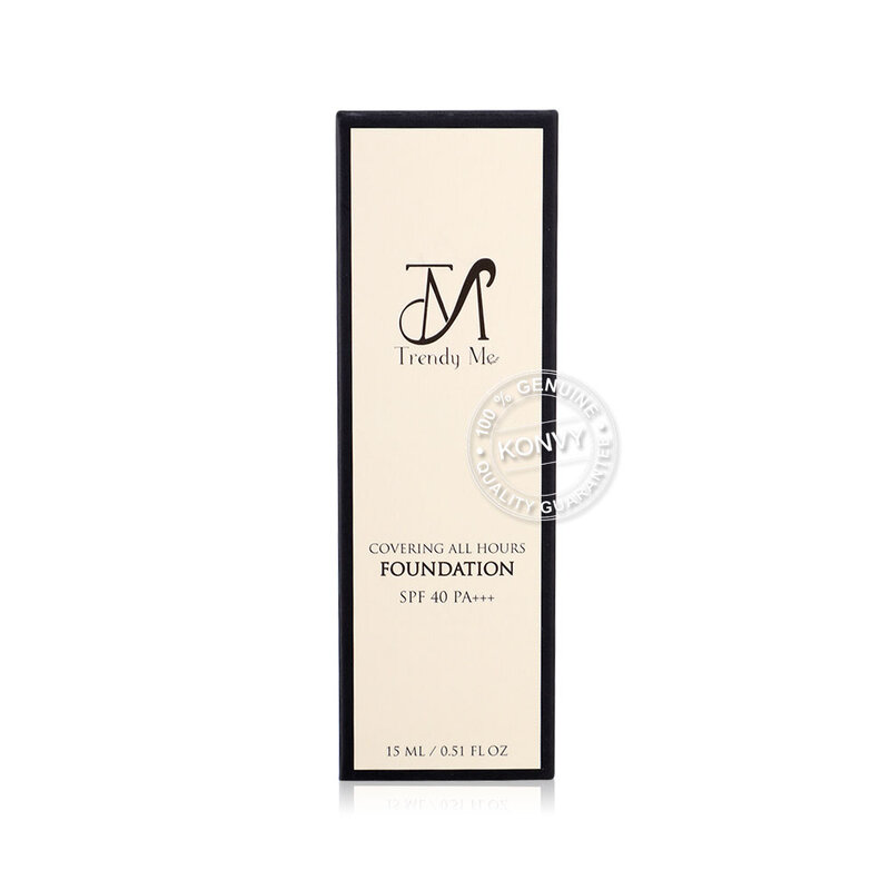 Trendy Me Covering All Hours Foundation SPF40/PA+++ 15ml #02