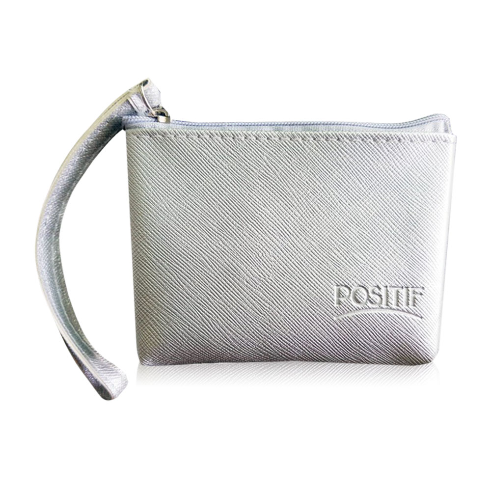 [Free Gift] POSITIF Wallet Small Bag #Silver