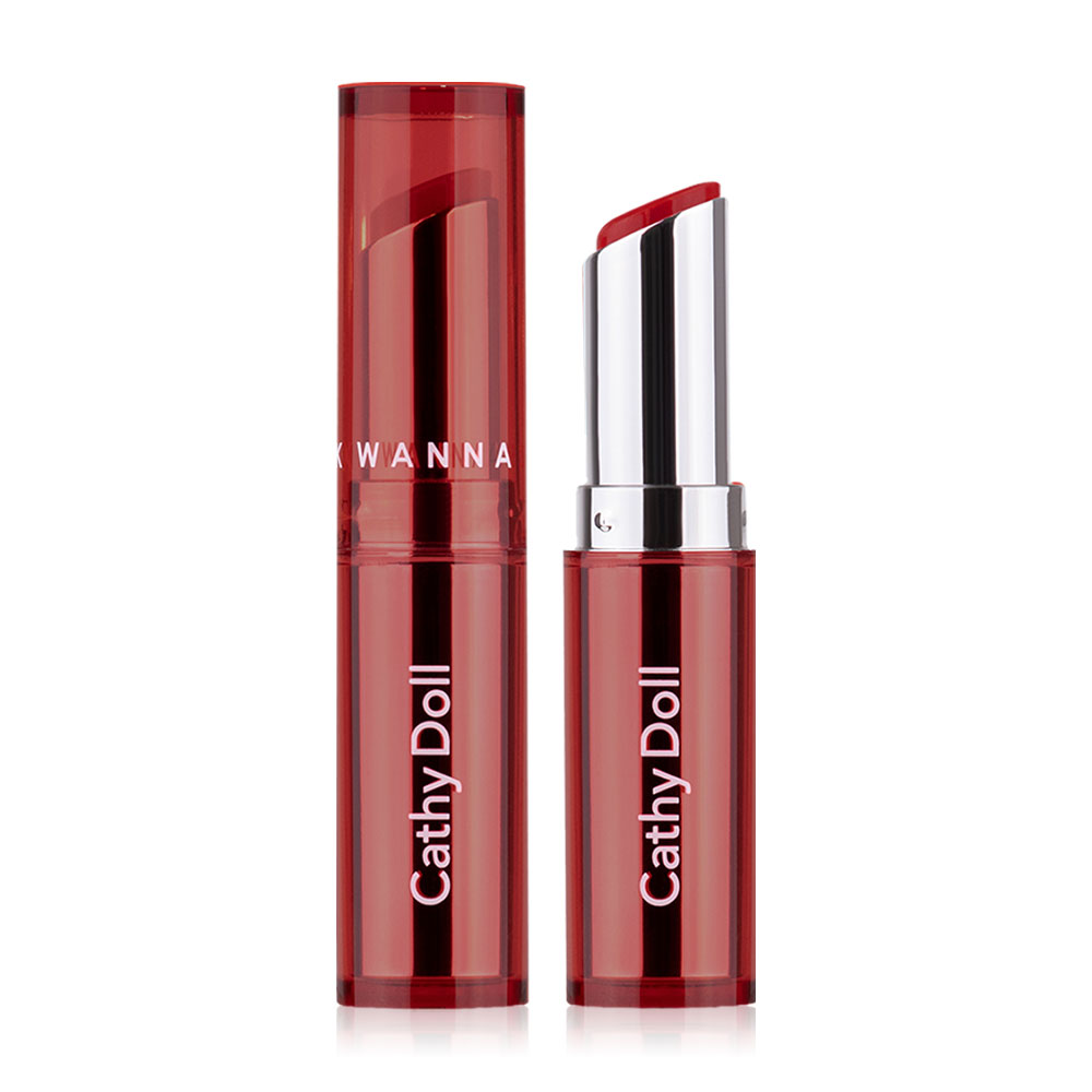 Cathy Doll Wanna Shine Lipstick 3g #06 Cozy Brown
