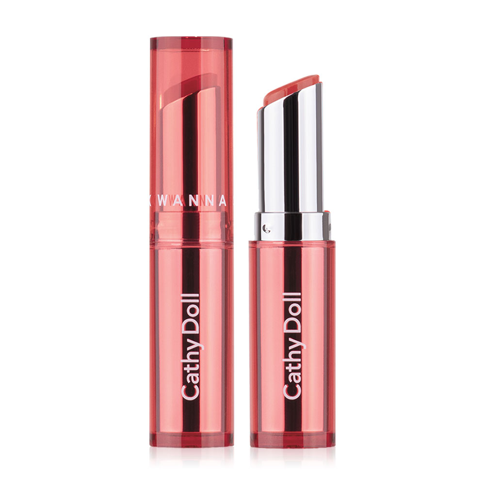 Cathy Doll Wanna Shine Lipstick 3g #05 Blink Orange