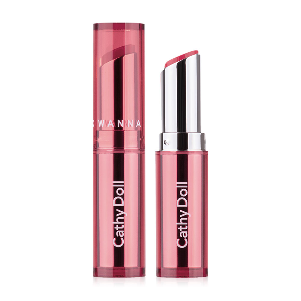 Cathy Doll Wanna Shine Lipstick 3g #02 Dear Coral
