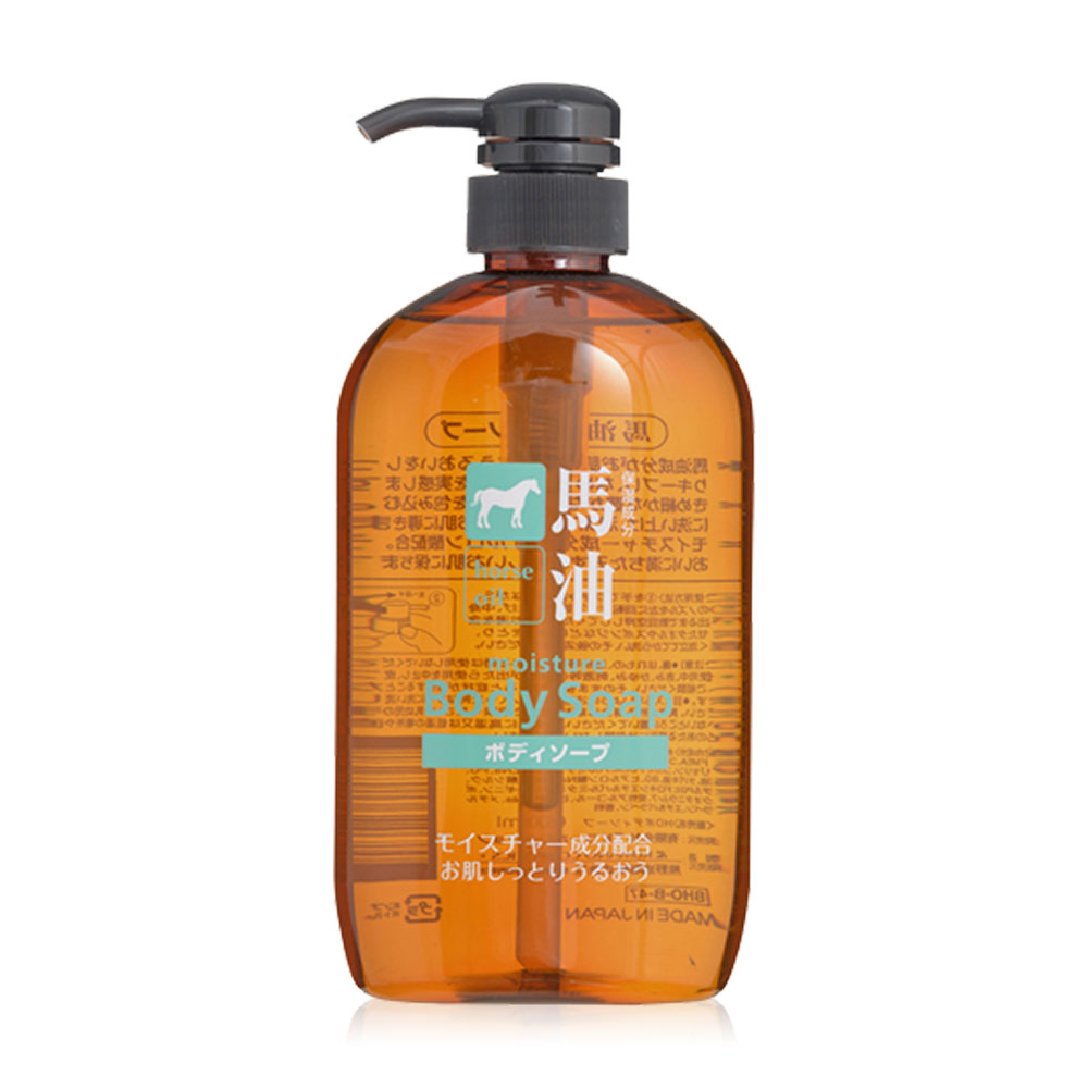 Kumano Horse Oil Moisture Body Soap 600ml
