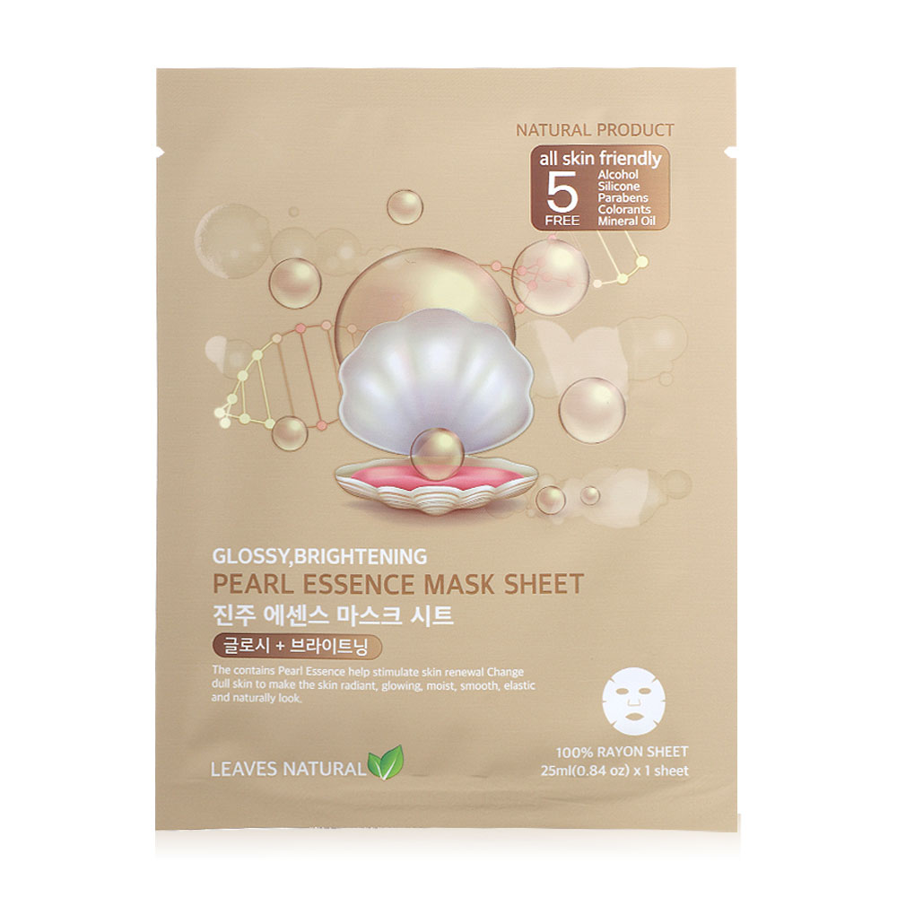 Leaves Natural Pearl Essence Mask Sheet 25ml