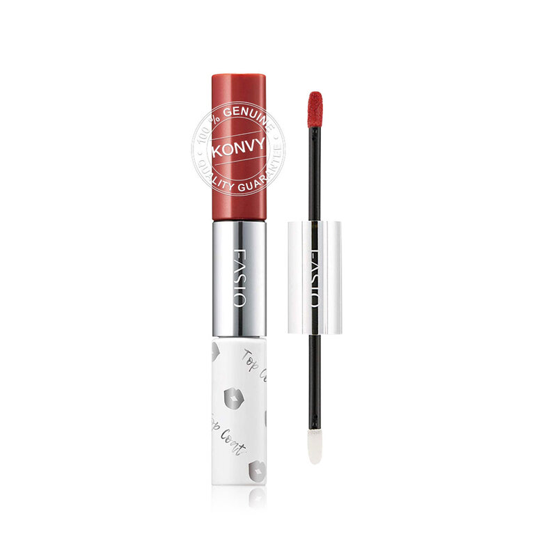 Fasio Set 2 Items Eyebrow Pencil D 0.2g #GY001 + Double Stay Rouge Lipstick 10g #Be340