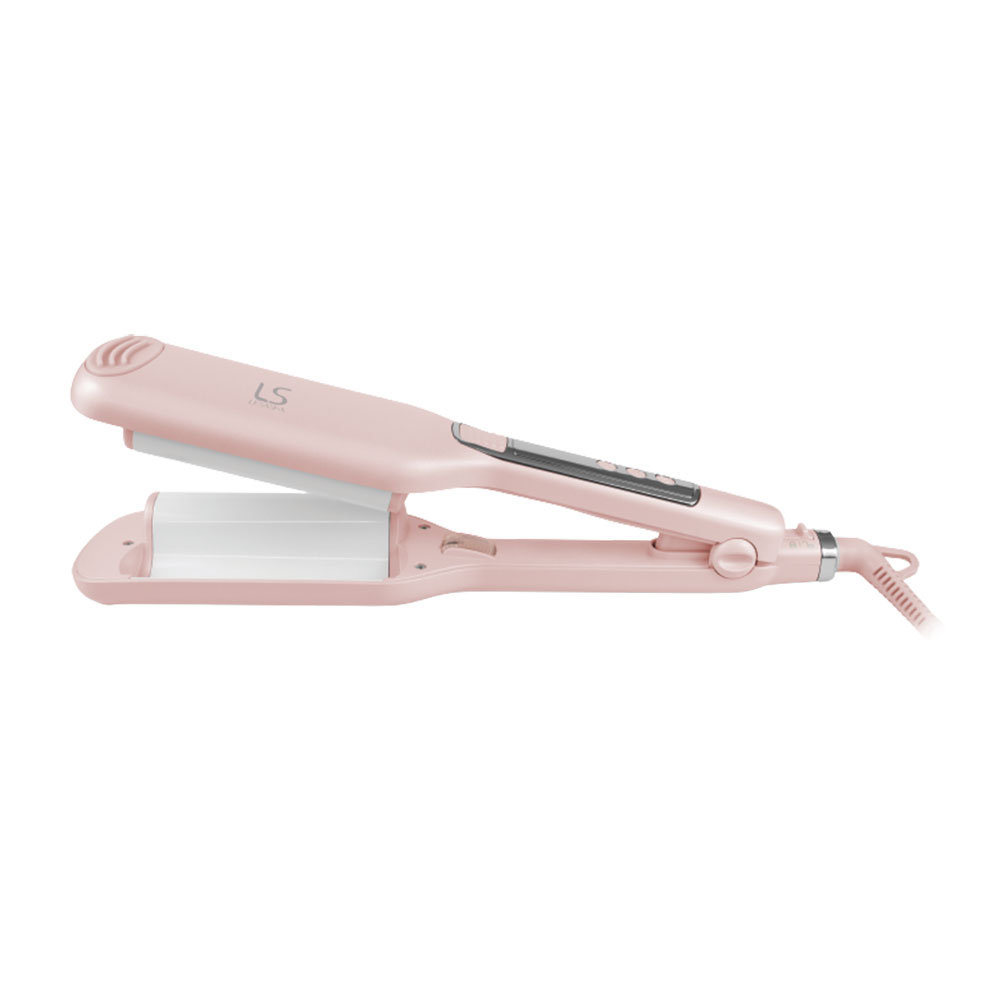 Lesasha Macaron Wavy Hair Crimper Rose #LS1554